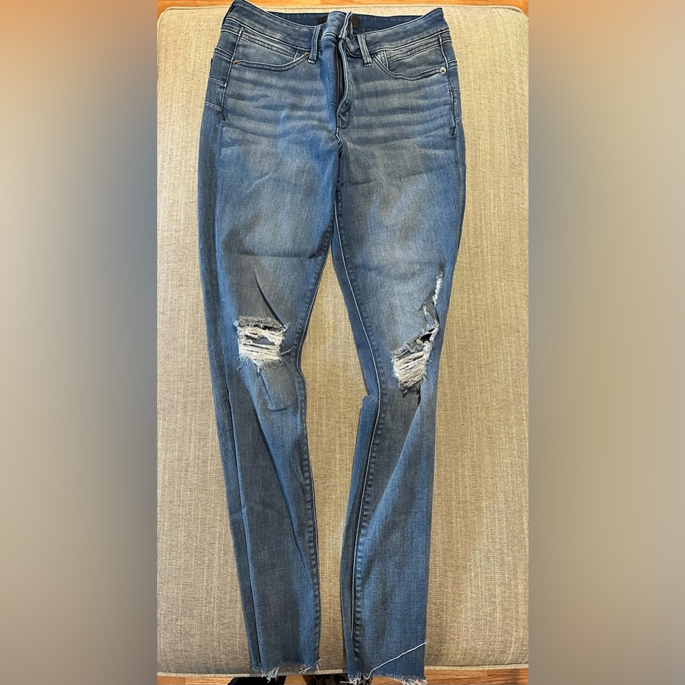 Express mid rise ankle legging jeans